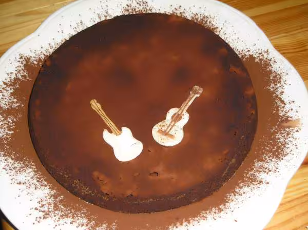 Gateau chocolat caramel