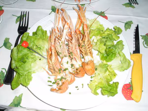 Langoustines a l estragon