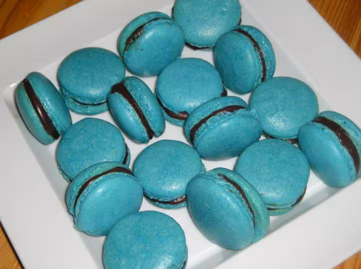 Macarons ganache chocolat