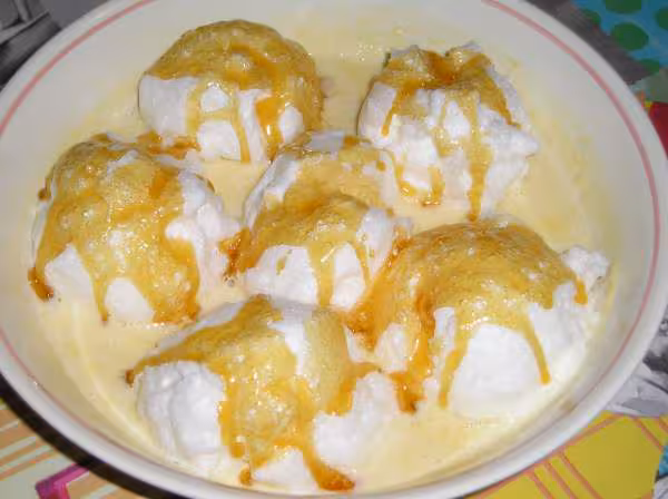 Oeufs a la neige au mo