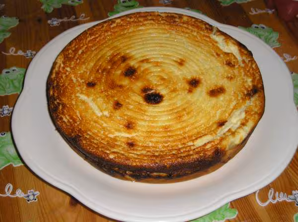 Tarte au fromage blanc et zeste de citron