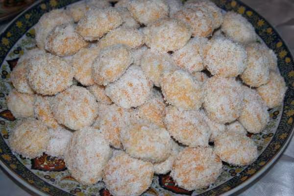 Sables confiture noix de coco