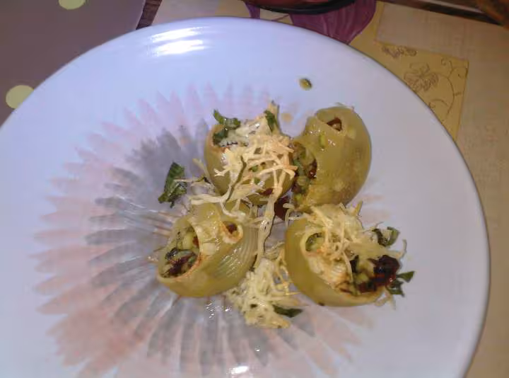 Grosses pates coquilles a l italienne