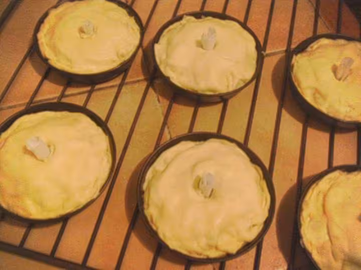 Tourtes de pomme de pomme de terres