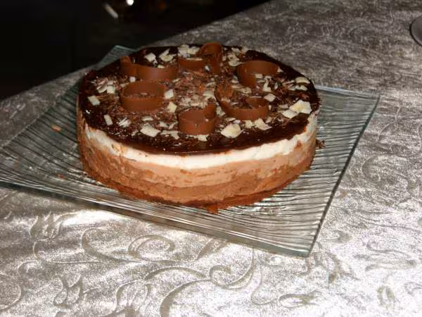 Gateau mousses 3 chocos