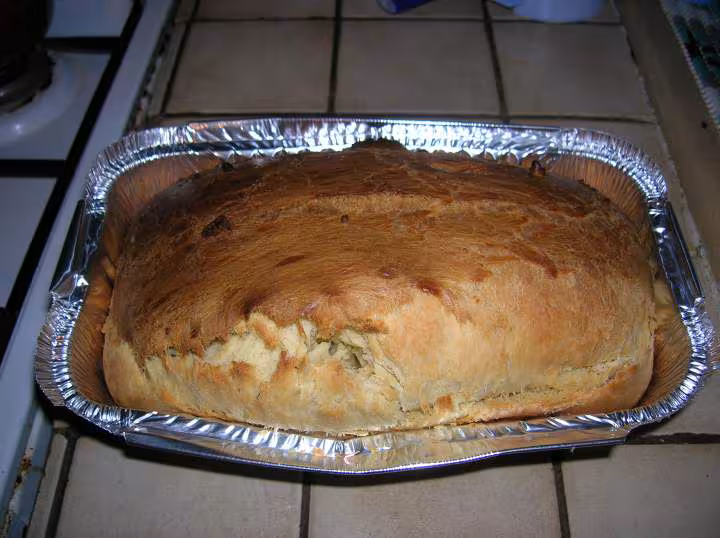 Brioche cuite au four