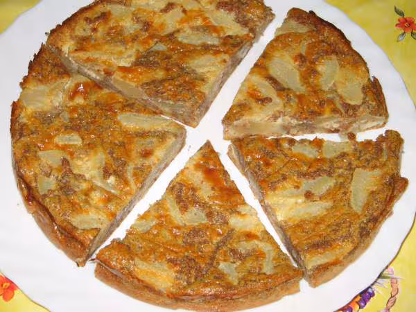 Clafoutis cerealier aux poires