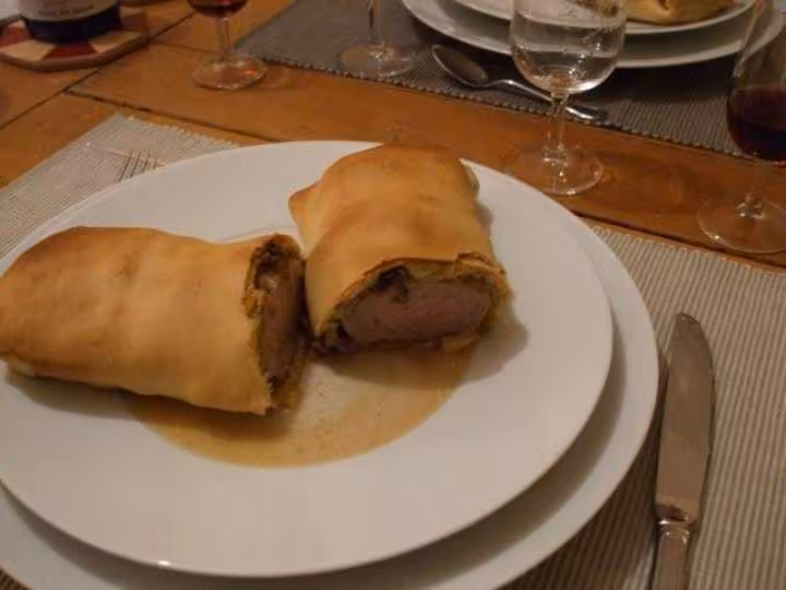 Filet mignon en croute qui rit