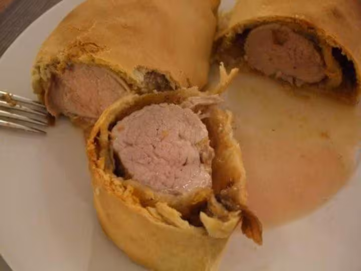 Filet mignon en croute qui rit