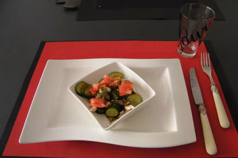 Salade de courgette