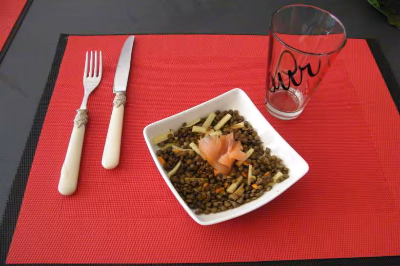 Salade de lentille comte