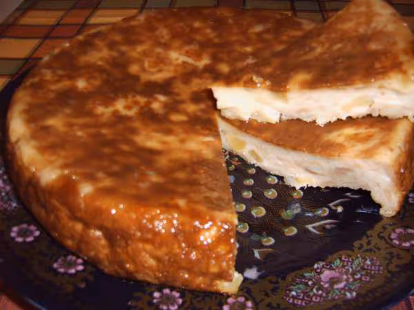 Pudding ananas caramelise