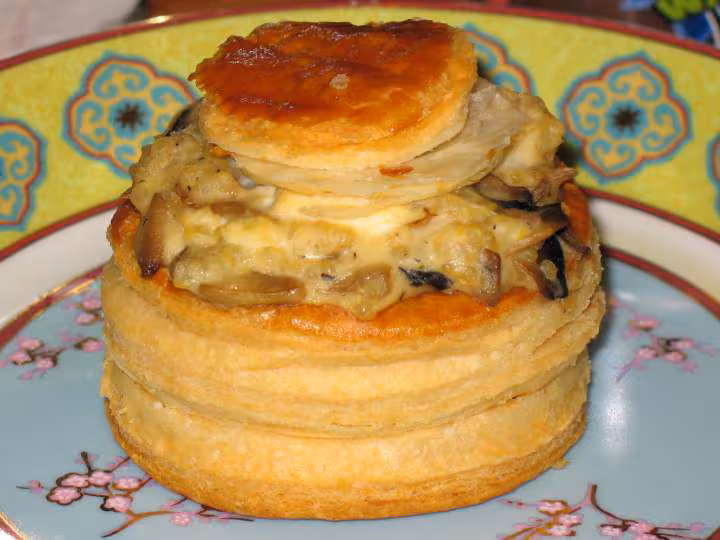 Bouchee a la reine vegetalienne