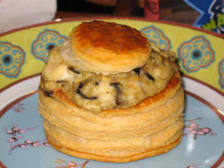Bouchees a la reine vegetalienne