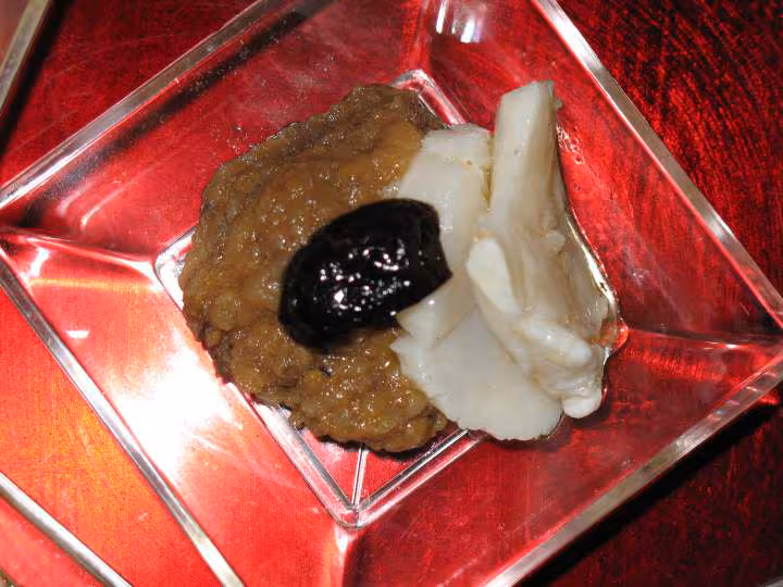Caviard d aubergine st jacques crues