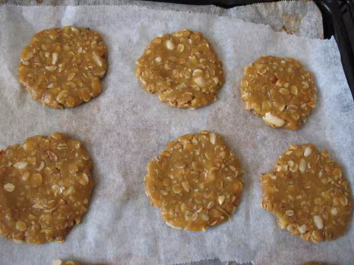Cookies a la cacahuete et a l huile d olive