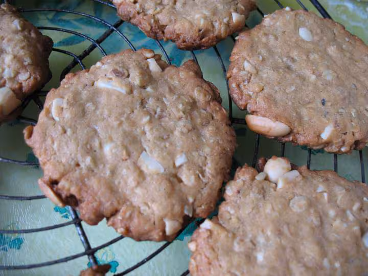 Cookies a la cacahuete et a l huile d olive