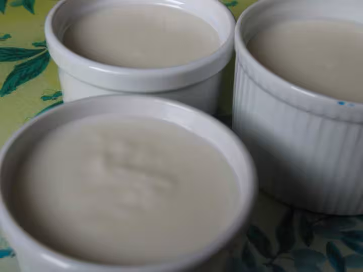 Creme a la noix de coco sans oeufs