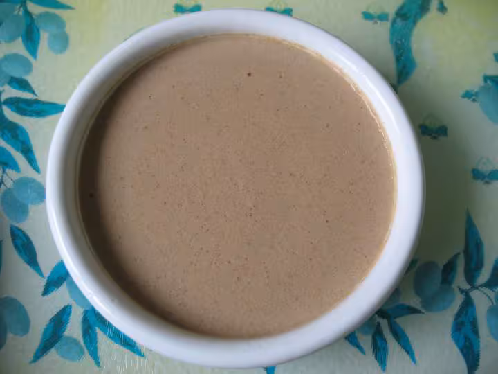 Creme au cafe sans lait sans oeufs sans beurre