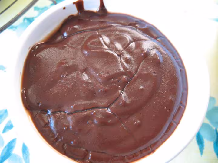 Creme au chocolat sans oeufs ni beurre