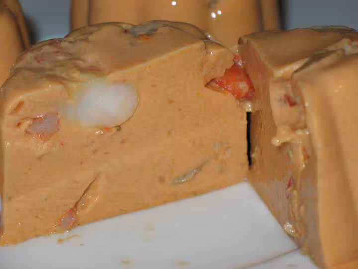 Flan de crevettes a l indienne