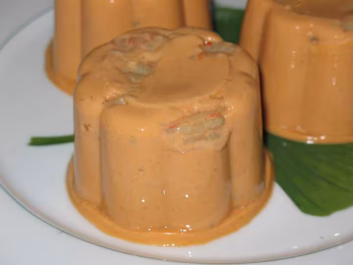 Flan de crevettes a l indienne