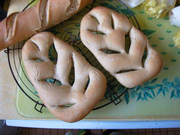 Fougasses a l huile de tomates sechees