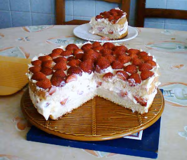 Fraisier en coupe