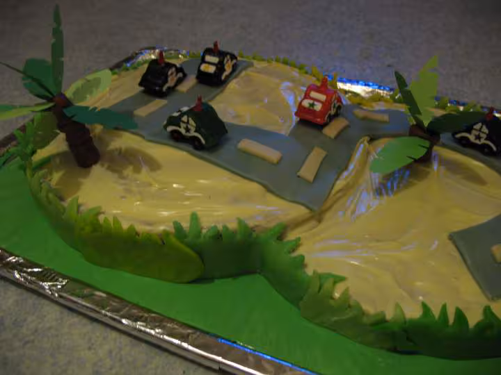 Gateau 5 ans voiture