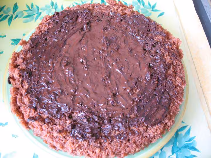 Gateau au chocolat sans oeufs ni beurre 2 eme etape