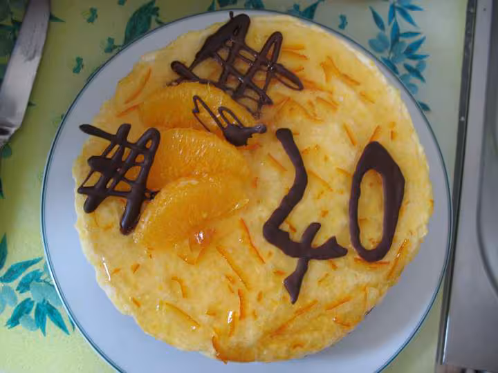 Gateau chocolat orange