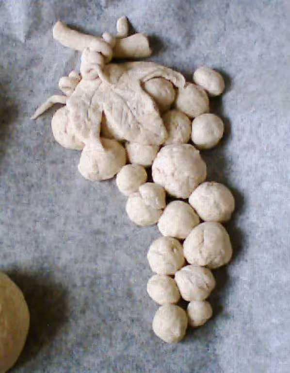 Grappe de raisins avant levee