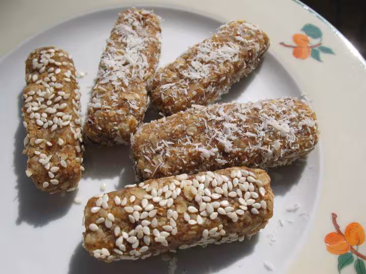 Mini barres de fruits secs