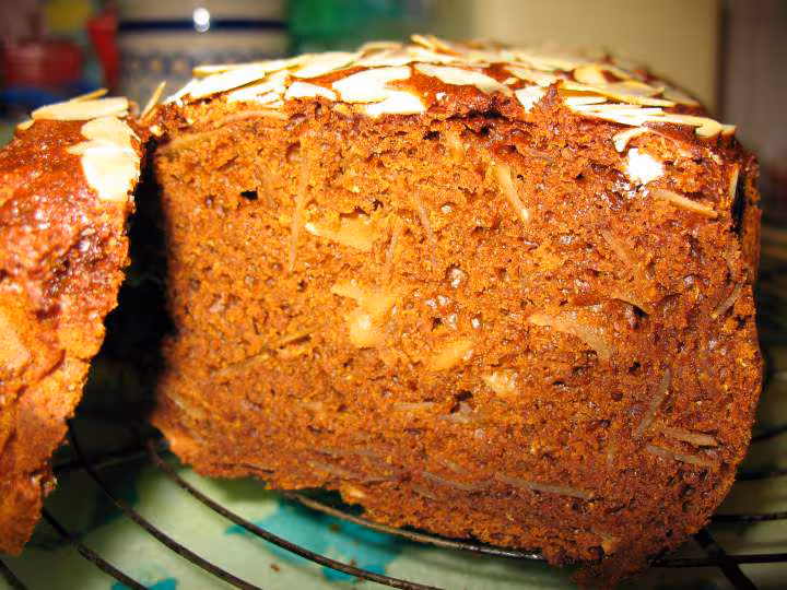 Pain d epices a l orange et aux amandes