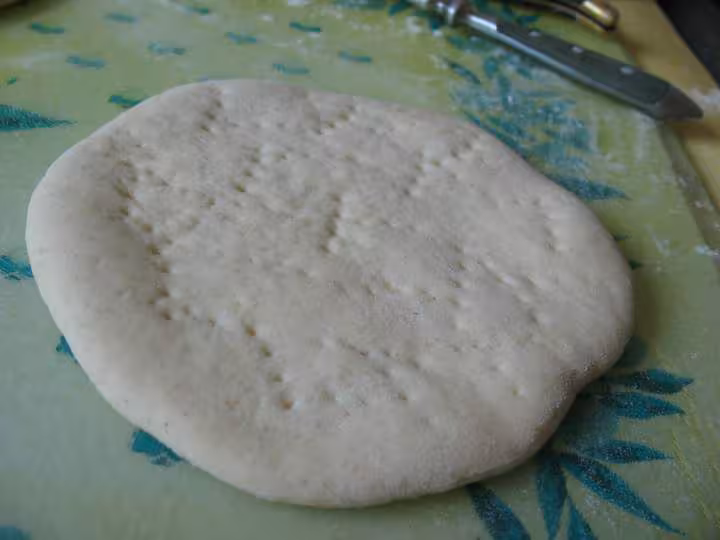 Pain suedois a la poele avant cuisson