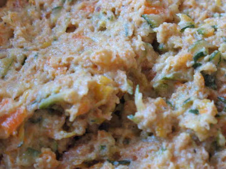 Pate a tartiner de legumes d ete avant mixage