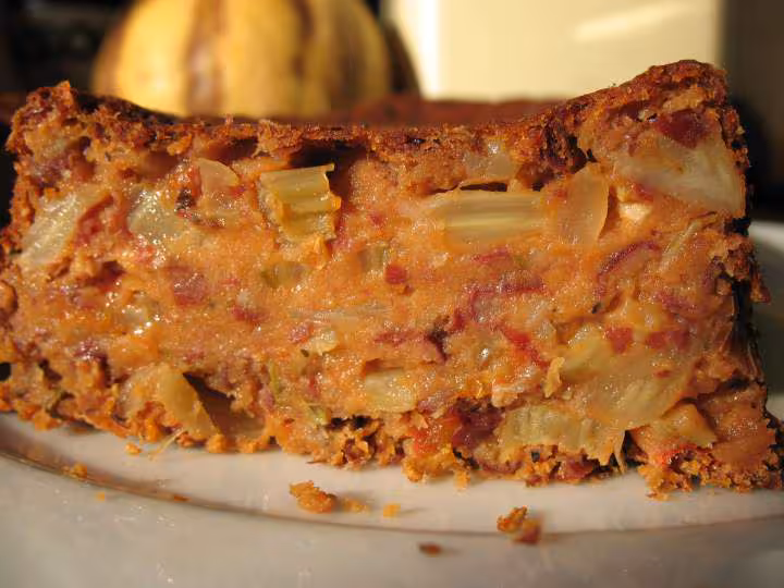 Pate vegetal au haricots rouge en coupe