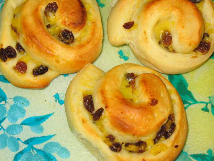 Petits pains aux raisins