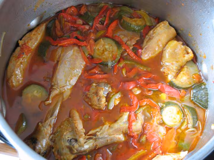 Poulet basquaise