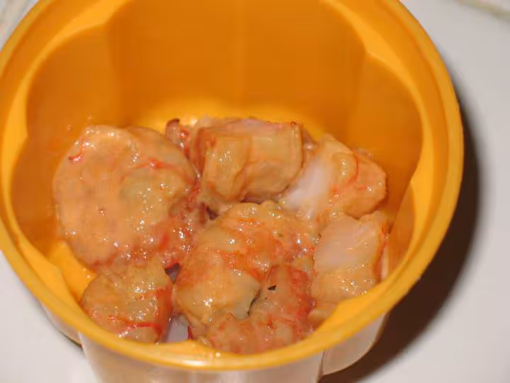 Preparation des flans de crevettes a l indienne