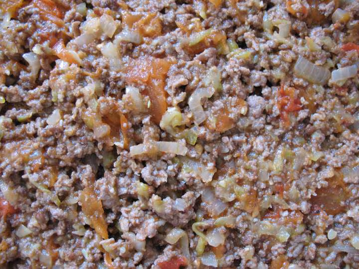 Preparation pour mon hachis parmentier