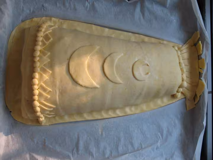 Saumon en croute avant cuisson