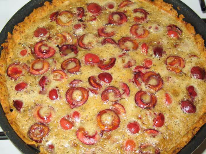 Tarte cerise coco