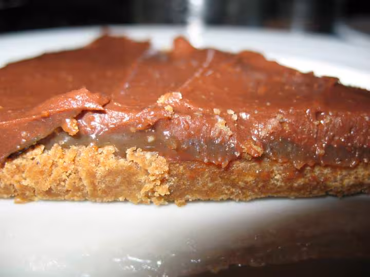 Tarte chocolat marron