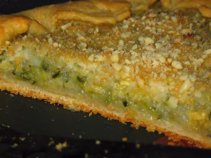 Tarte choux rave courgettes