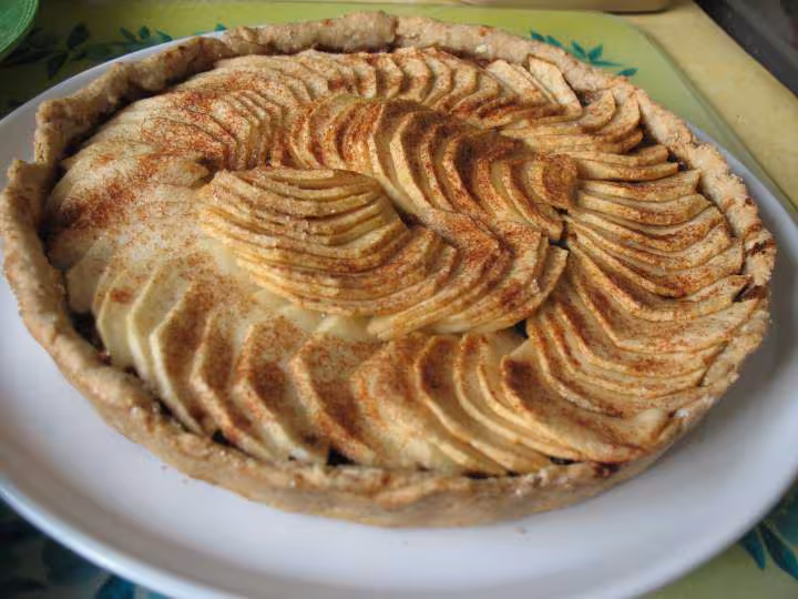 Tarte pomme pruneaux citron