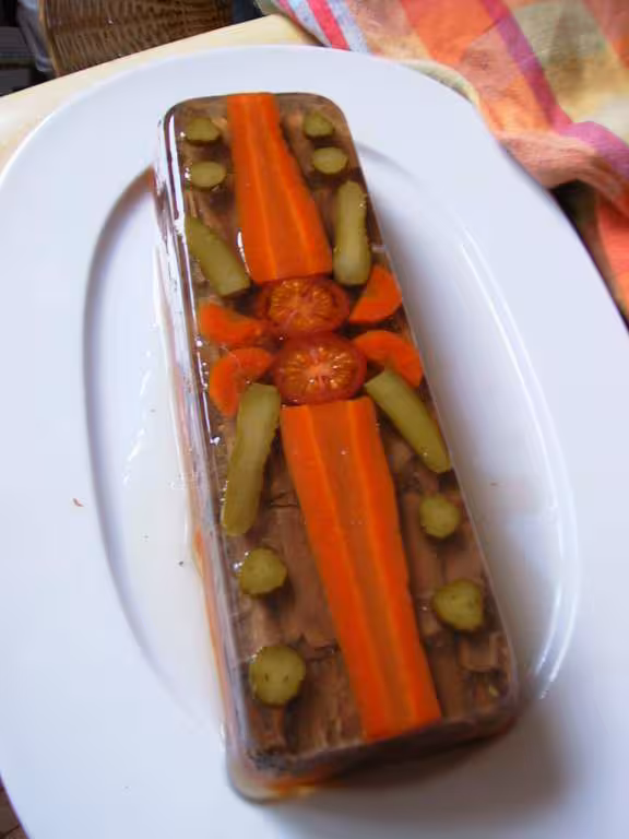 Terrine de pot au feu en gelee