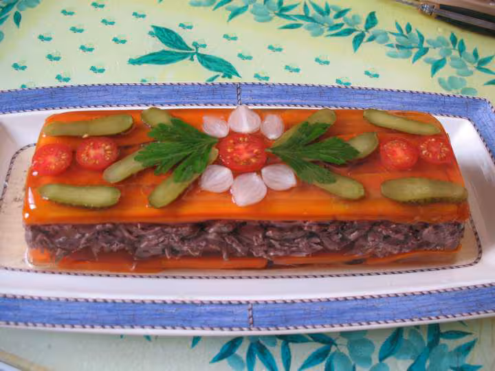 Terrine de pot au feu en gelee