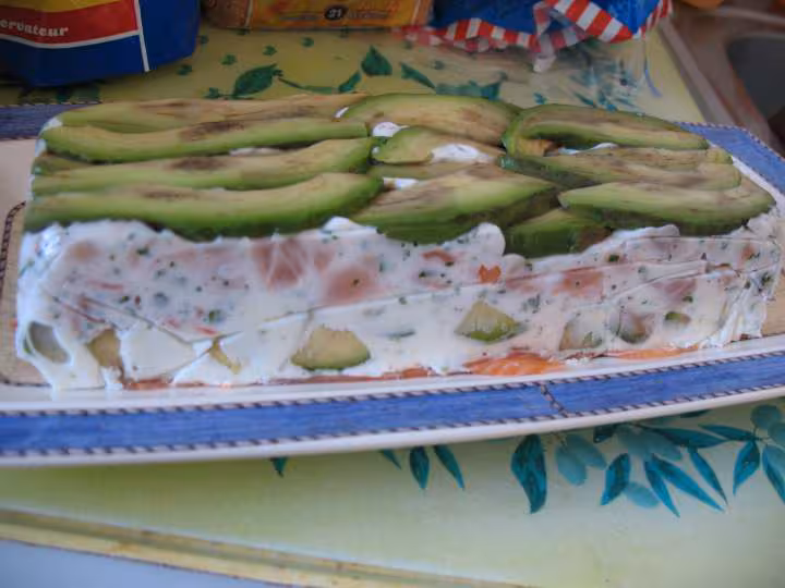 Terrine saumon avocat au fromage blanc