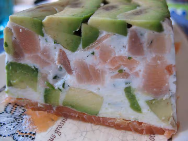 Terrine saumon avocat au fromage blanc